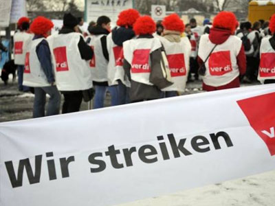 Διακήρυξη των γερμανικών συνδικάτων για την ΕΡΤ